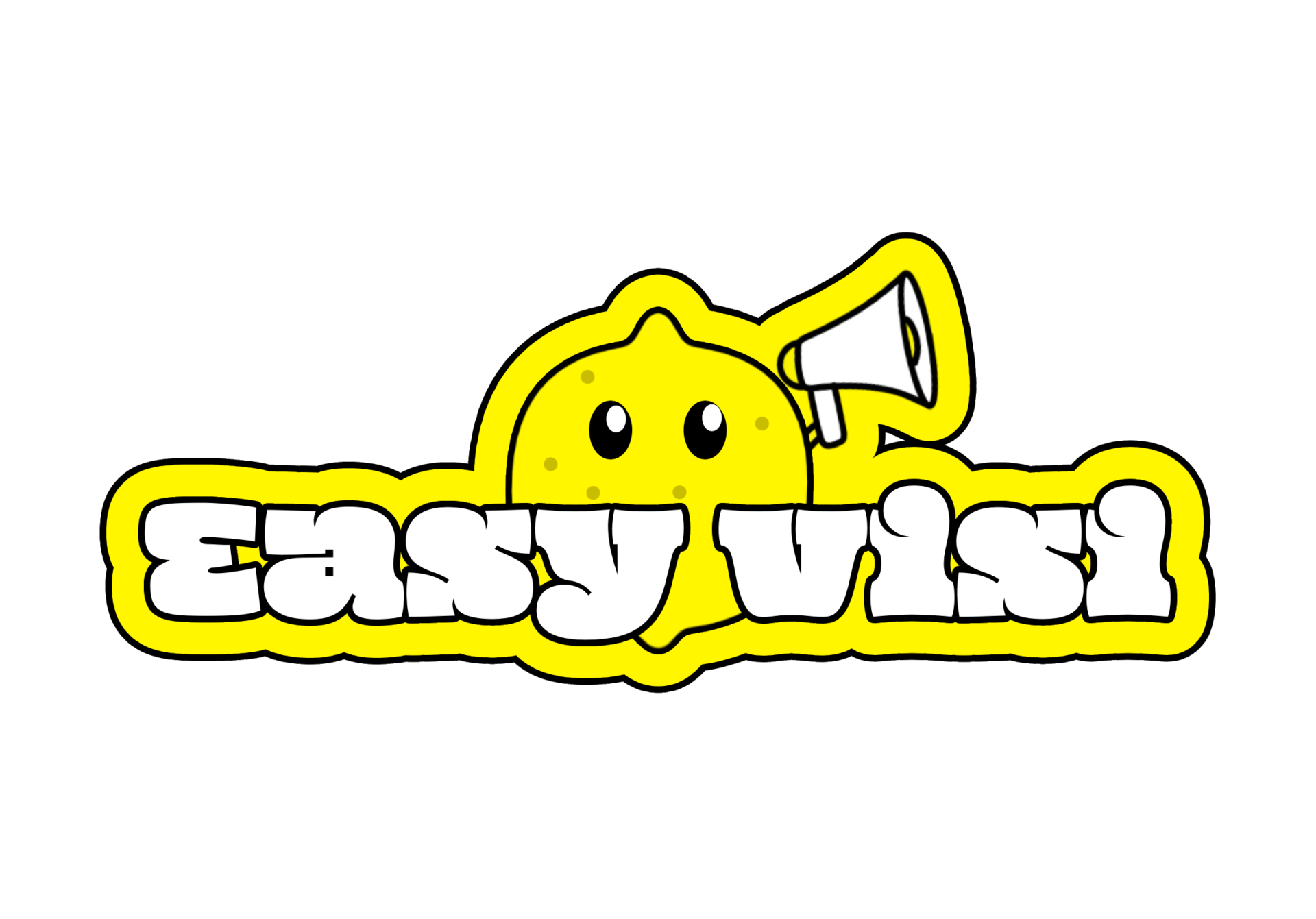 easy visi logo - zitrone mit megafon